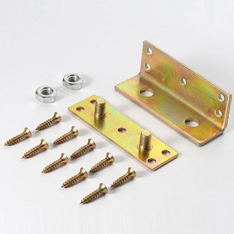 Furniture Hardware Lowes - 1 Set (4 çift) Yatak Menteşeleri