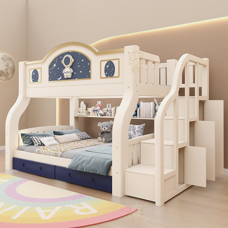 Furniture Hardware Lowes - Masif ahşap iki katlı yatak Anne