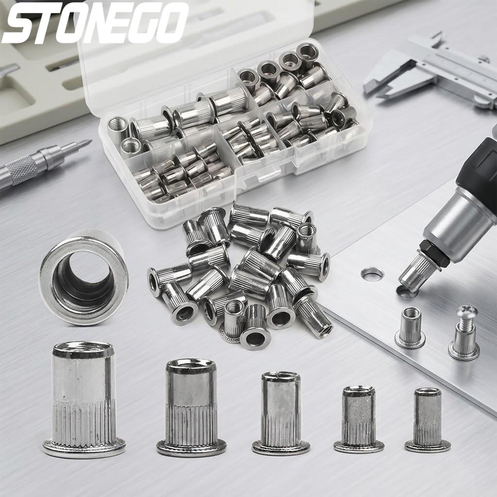 Furniture Hardware Threaded Inserts - Dişli Geçmeli Somunlar Perçin Somun Seti