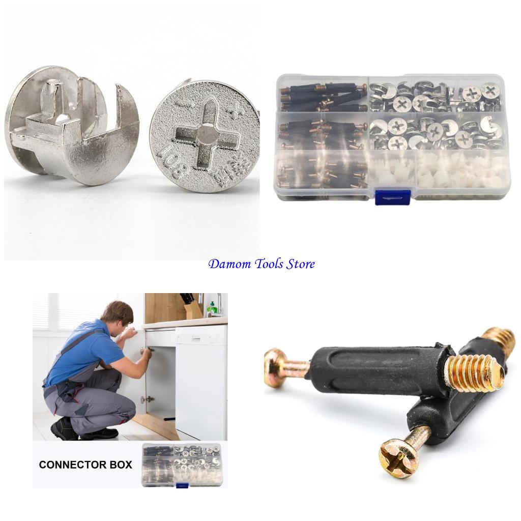 Furniture Hardware Cam Lock - 57BE 108 Konnektör Bağlantı Parçaları Paketi