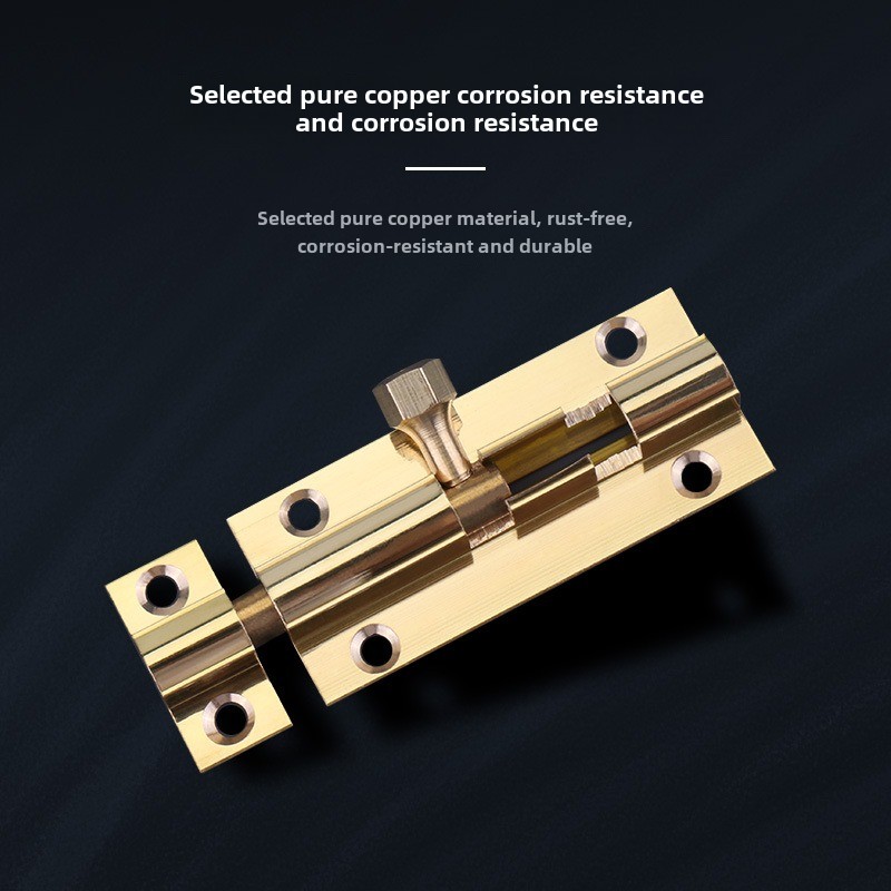 Barrel Bolt Slide - 1 adet pirinç kapılar slayt mandalı