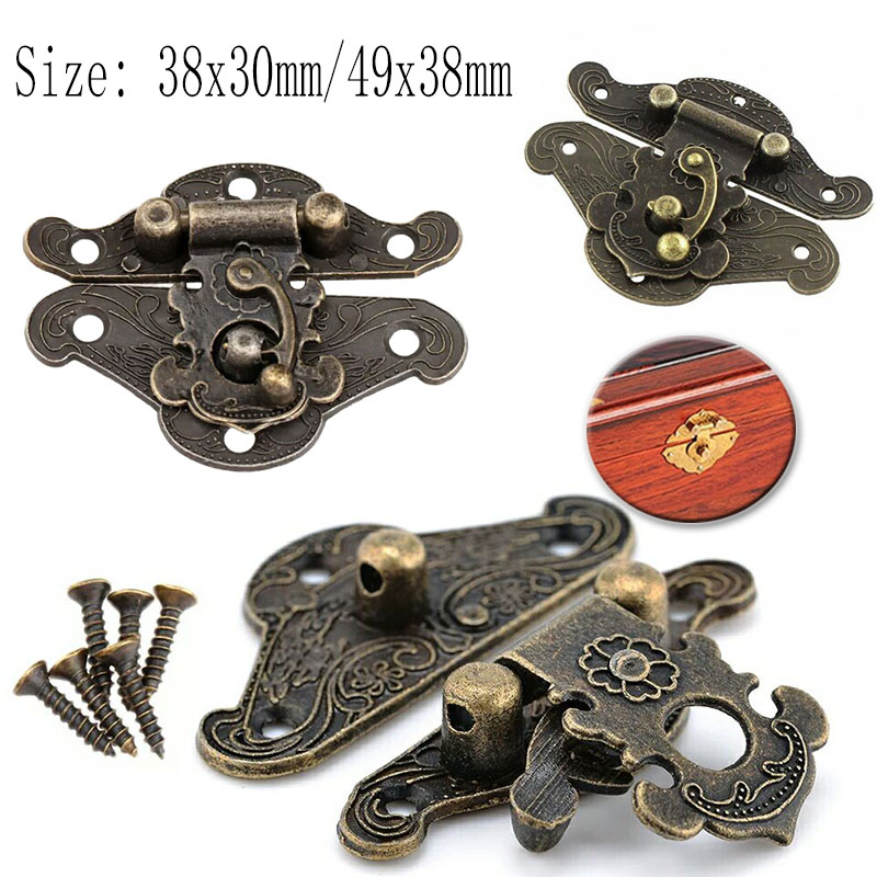 Furniture Hardware Screws - 5/10 adet Vintage Metal Donanım Mobilya