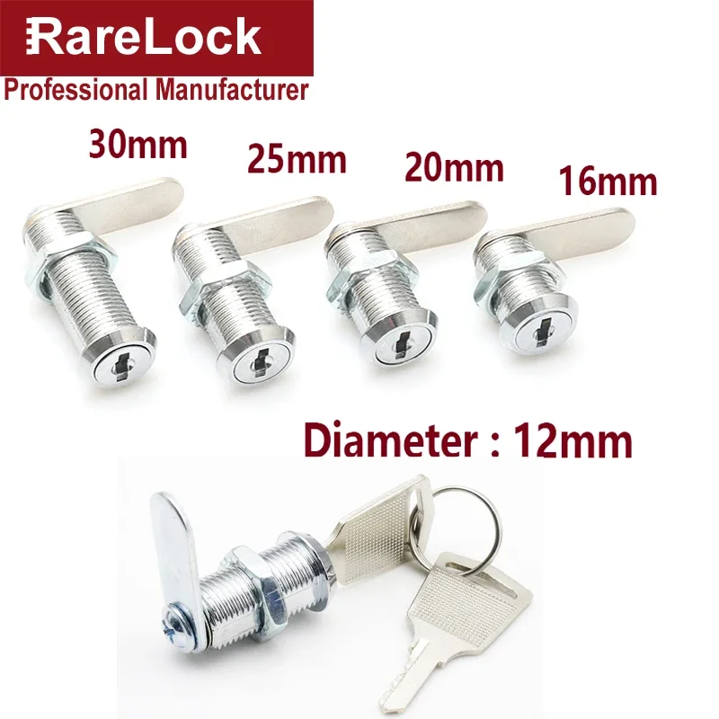 Furniture Hardware Cam Lock - 2 tuşları ile Mini kamera kilit