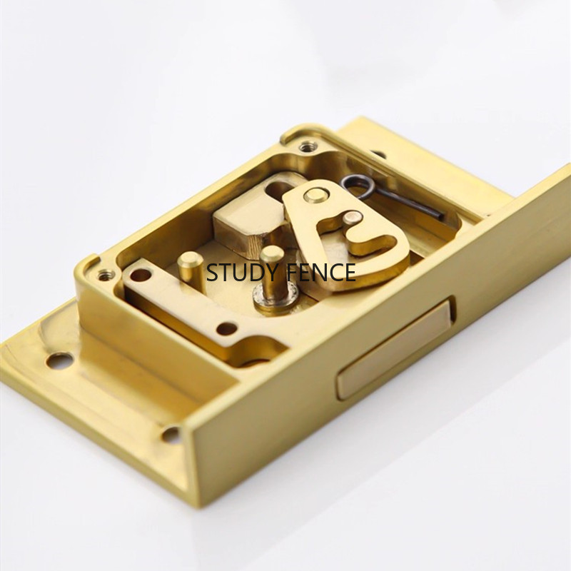 Furniture Hardware Products - 1 adet antika Metal çekmece kilidi