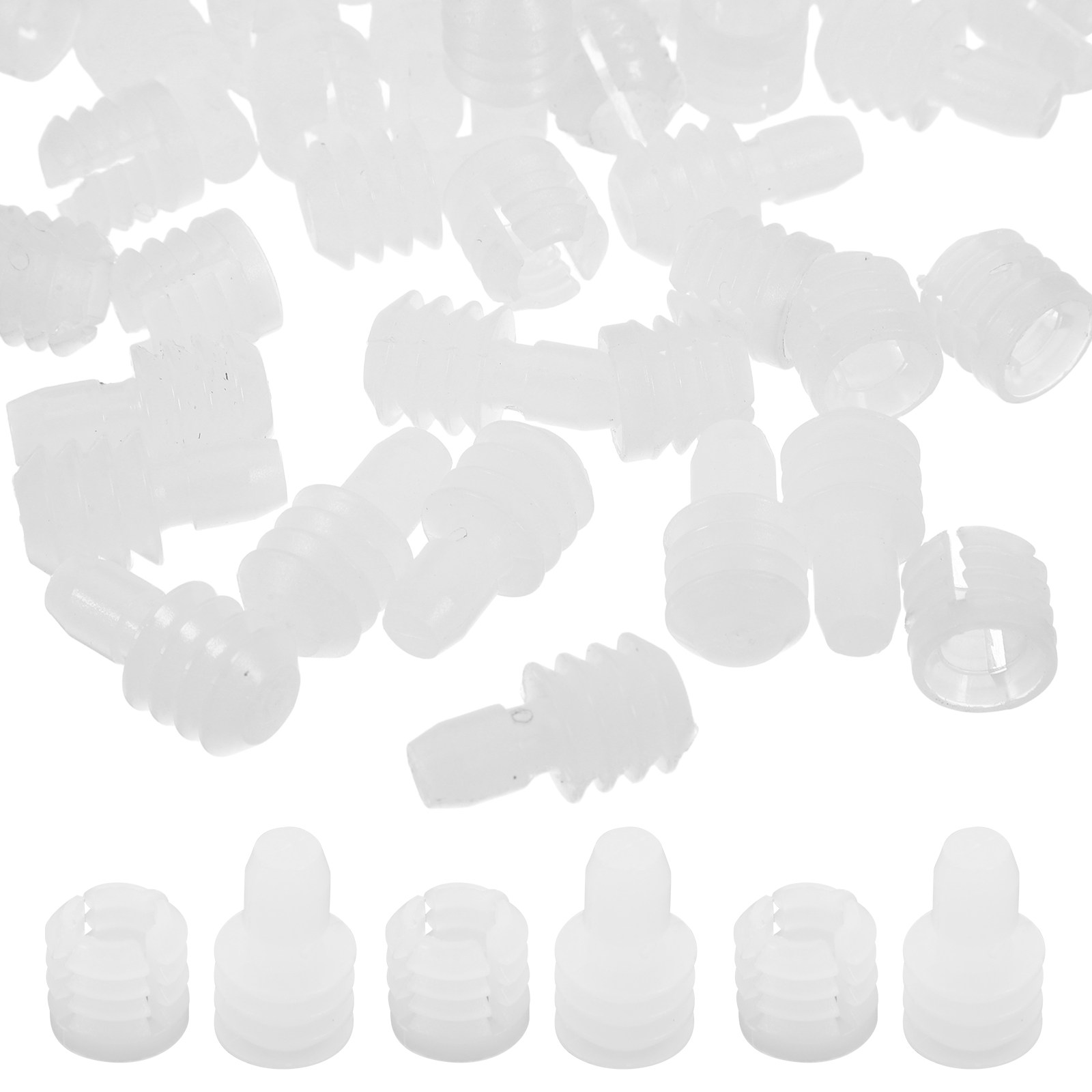 Furniture Hardware Threaded Inserts - 20 Adet Önceden Takılmış Dolap Somunları,