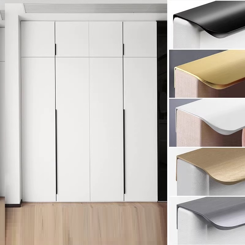Furniture Rotating Hardware - Minimal Tasarımlı Kapı Kolları, Uzun Kenarlı