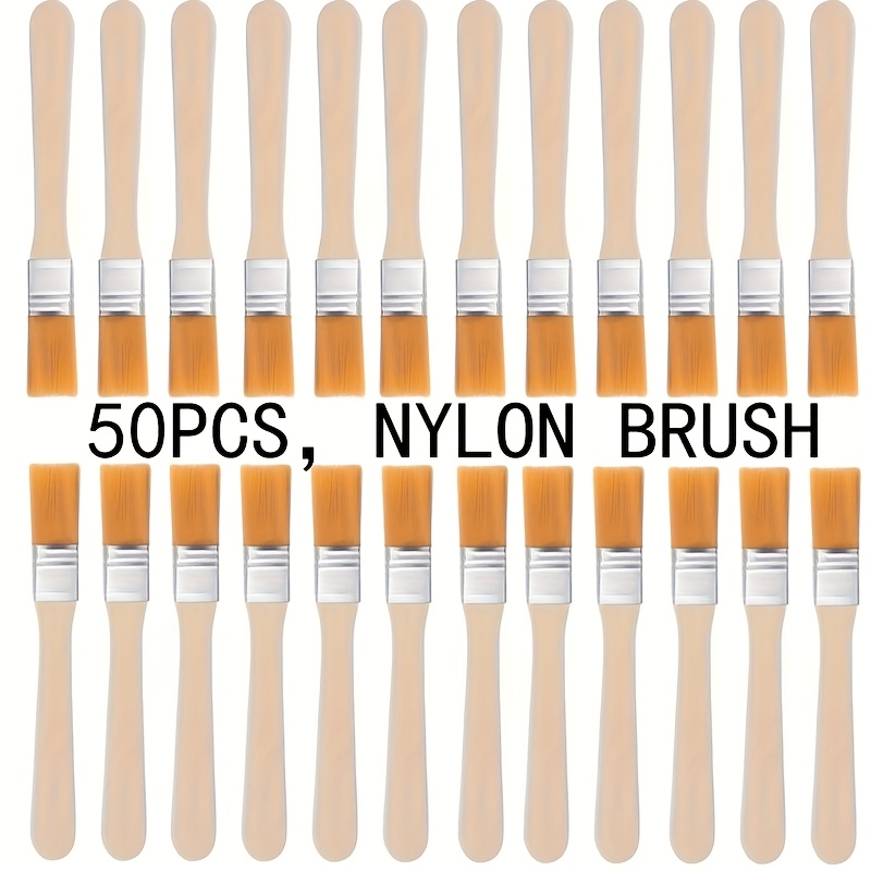 Furniture Joint Hardware - 50 adet Ahşap Saplı Naylon Boya