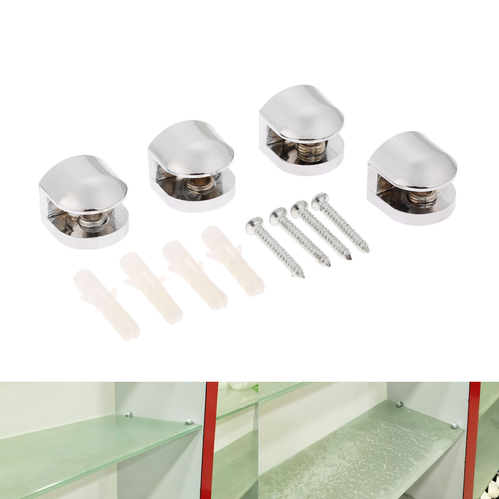 4 adet/takım çinko alaşımı aya - Furniture Hardware Screws incelemesi ve fiyatı