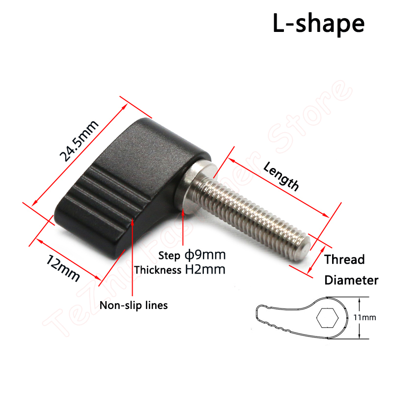1 adet M4 M5 M6 M8 Kelebek Vid - Barrel Bolt Slide incelemesi ve fiyatı