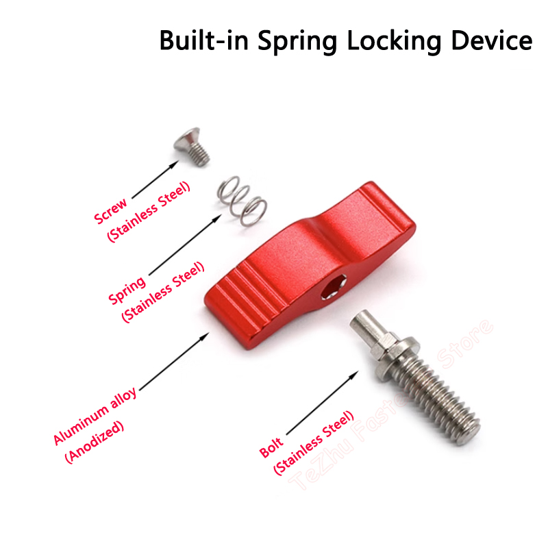 1 adet M4 M5 M6 M8 Kelebek Vid - Barrel Bolt Slide incelemesi ve fiyatı