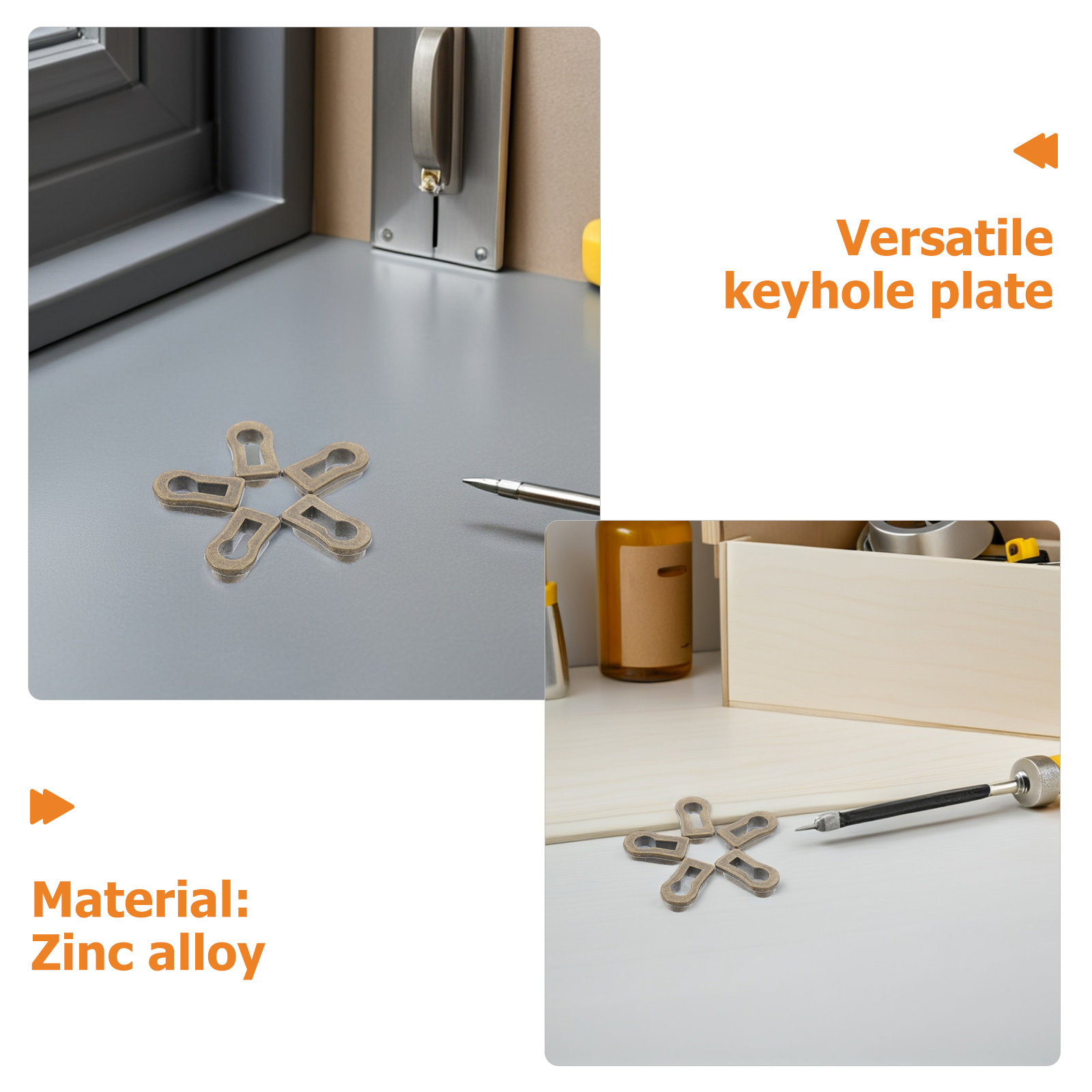 12 adet Oval çinko alaşımı ana - Furniture Hardware Products incelemesi ve fiyatı