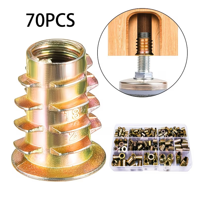 M4/M5/M6 Dişli Eklenti Somunu  - Furniture Hardware Threaded Inserts incelemesi ve fiyatı