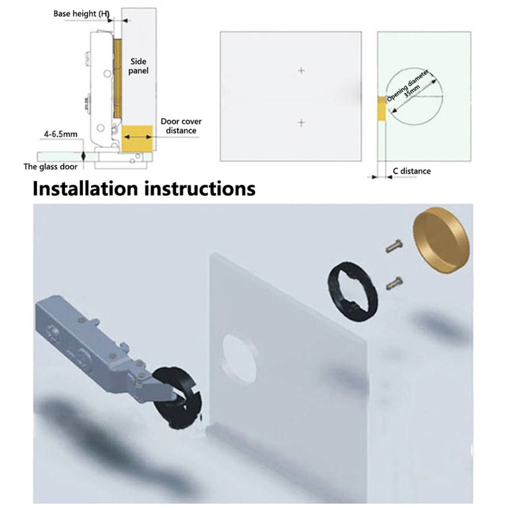2 adet kullanışlı hiçbir delik - Furniture And Hardware Supplies incelemesi ve fiyatı