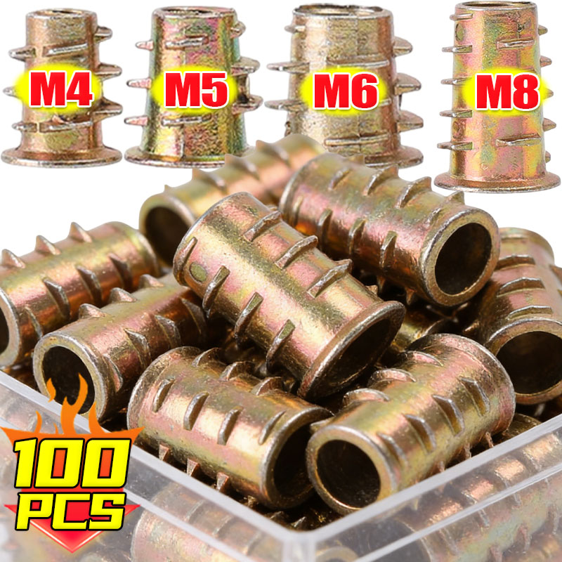 M4 M5 M6 M8 Dişli Geçmeli Somu - Furniture Hardware Threaded Inserts incelemesi ve fiyatı