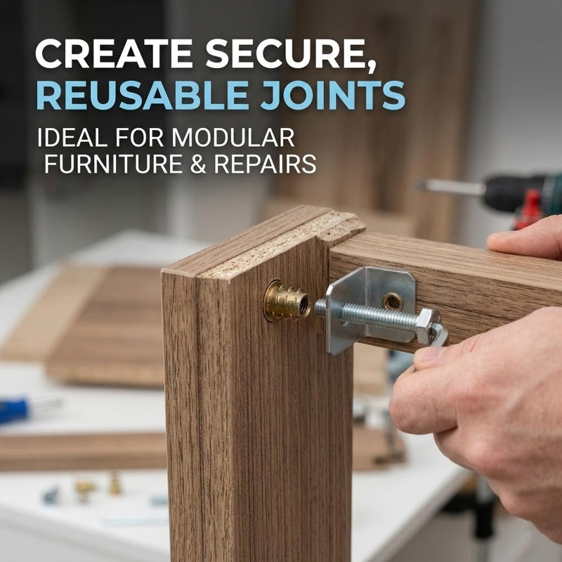 M4 M5 M6 M8 Dişli Geçmeli Somu - Furniture Hardware Threaded Inserts incelemesi ve fiyatı