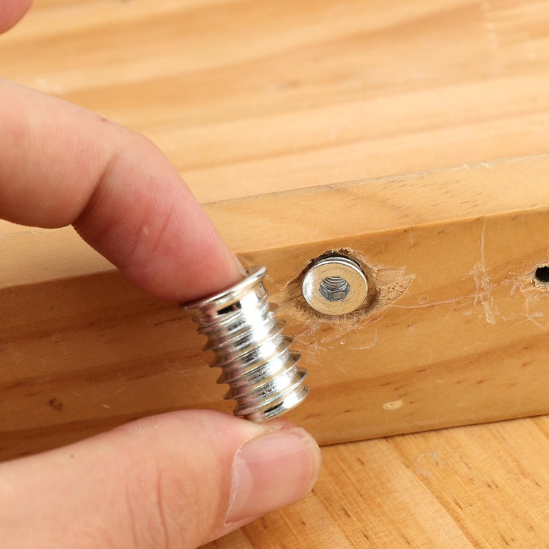 10/50x Dişli Ek Parçalar Ahşap - Furniture Hardware Threaded Inserts incelemesi ve fiyatı