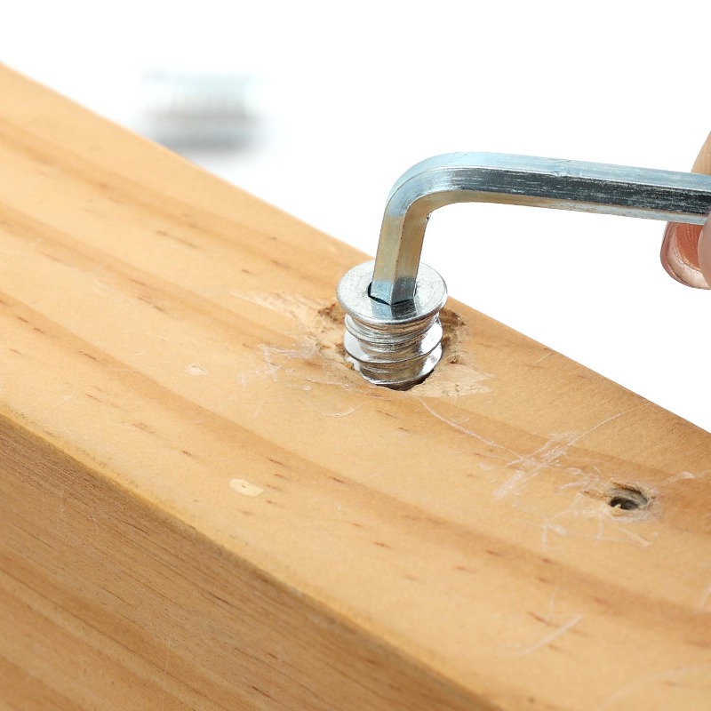10/50x Dişli Ek Parçalar Ahşap - Furniture Hardware Threaded Inserts incelemesi ve fiyatı