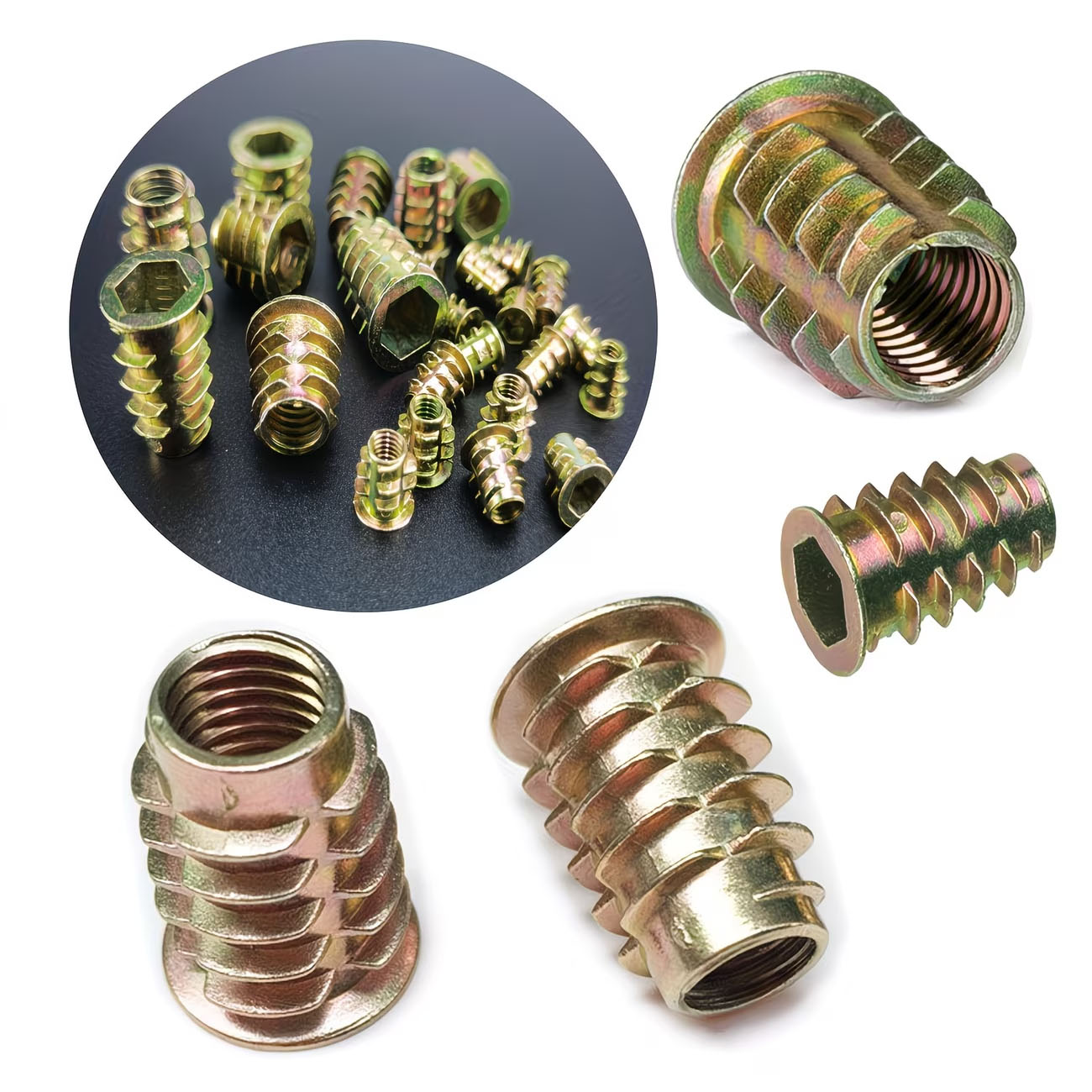M4/M5/M6 Dişli Eklenti Somunu  - Furniture Hardware Threaded Inserts incelemesi ve fiyatı