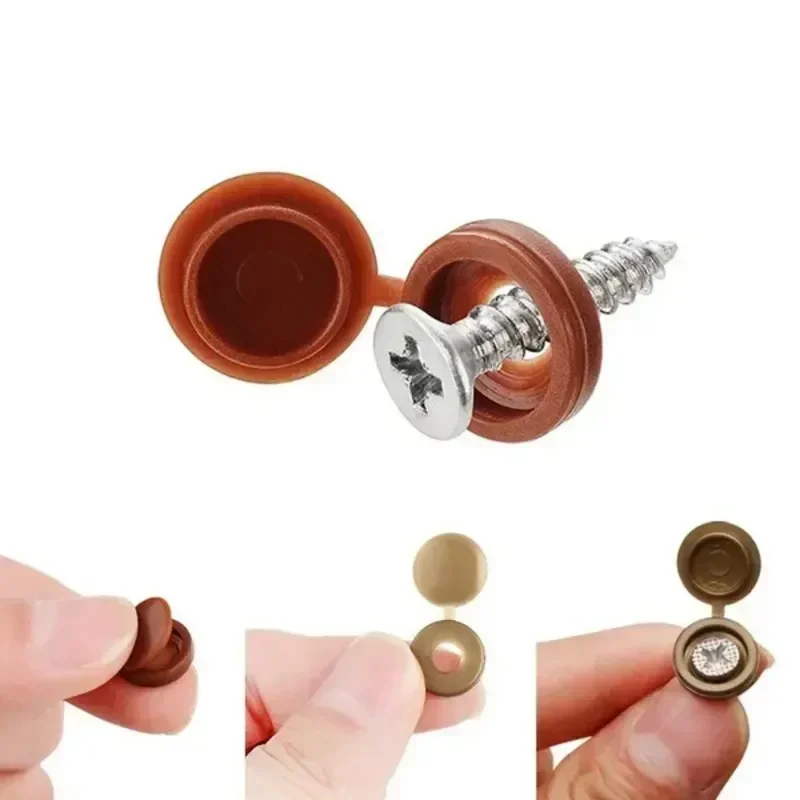 Menteşeli Plastik vidalı kapak - Furniture Hardware Screws incelemesi ve fiyatı