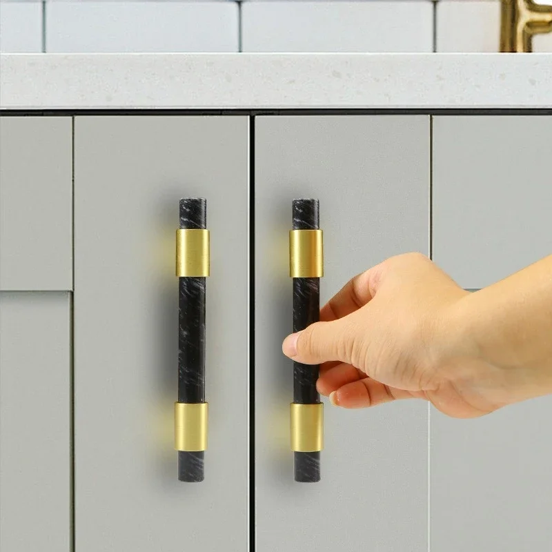 1 adet mermer pirinç kolu İska - Furniture And Hardware Supplies incelemesi ve fiyatı