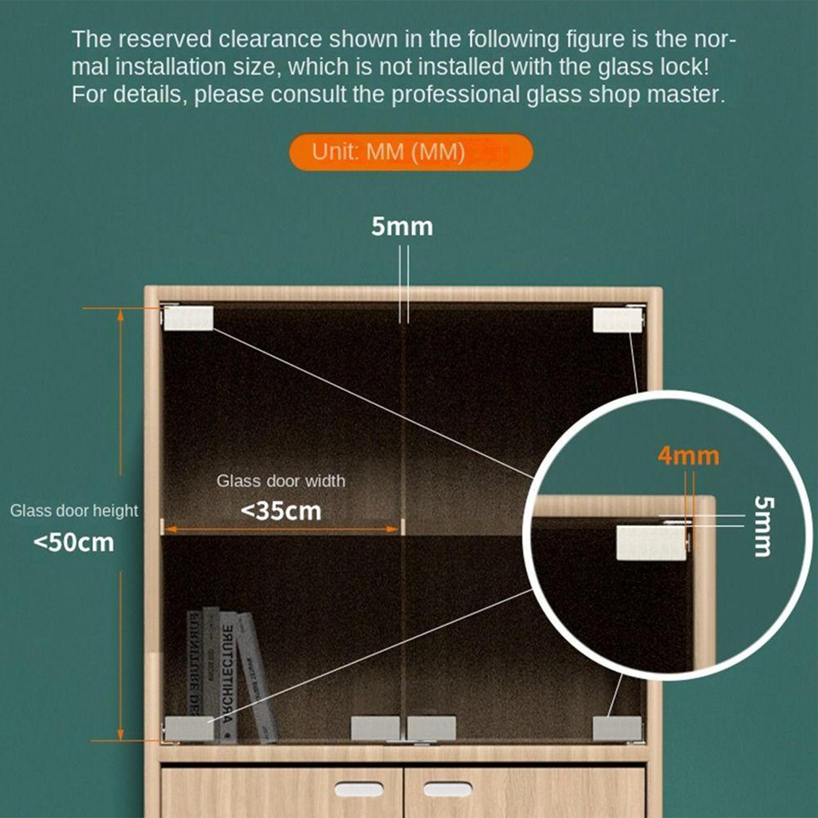 2 adet Deliksiz Cam Kapı Mente - Furniture Rotating Hardware incelemesi ve fiyatı