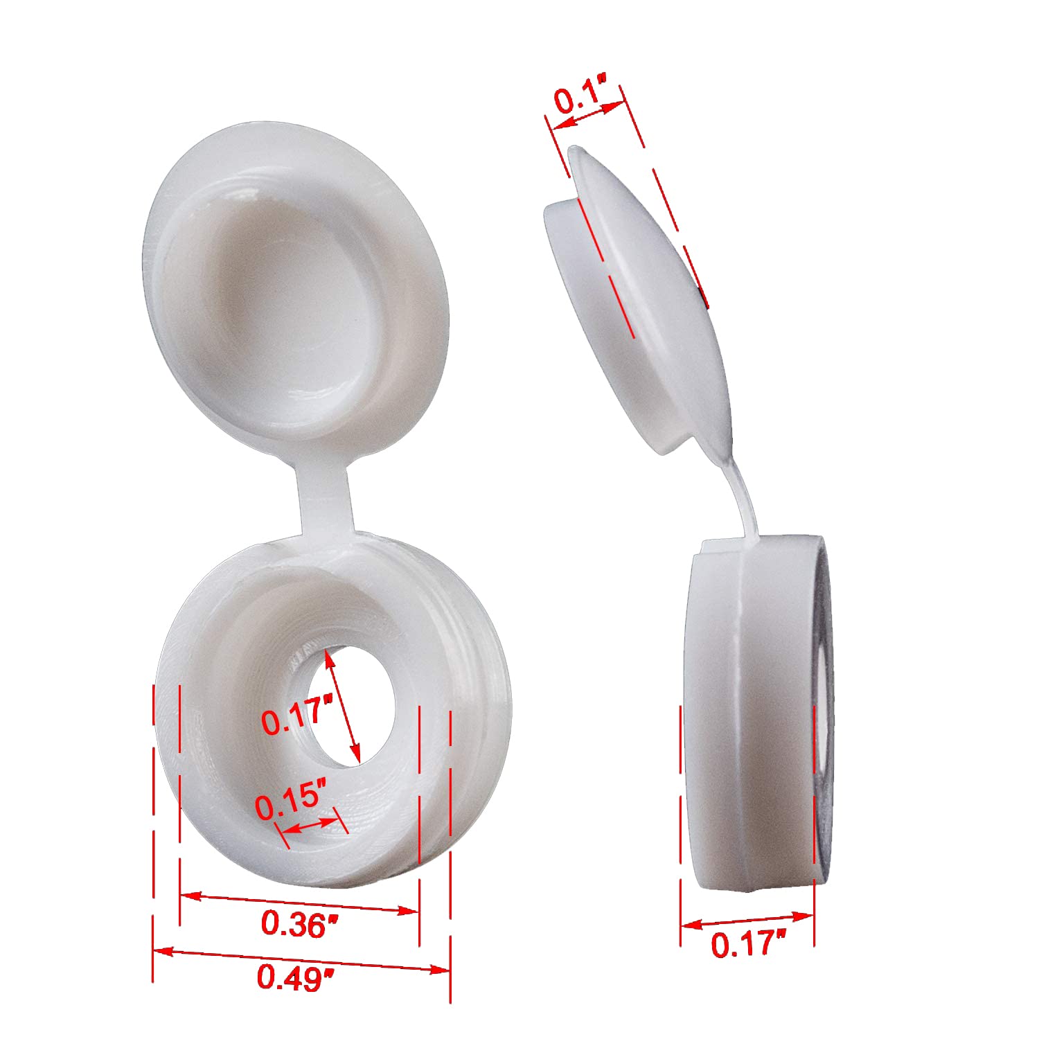 Beyaz Menteşeli Plastik vidalı - Furniture Hardware Screws incelemesi ve fiyatı