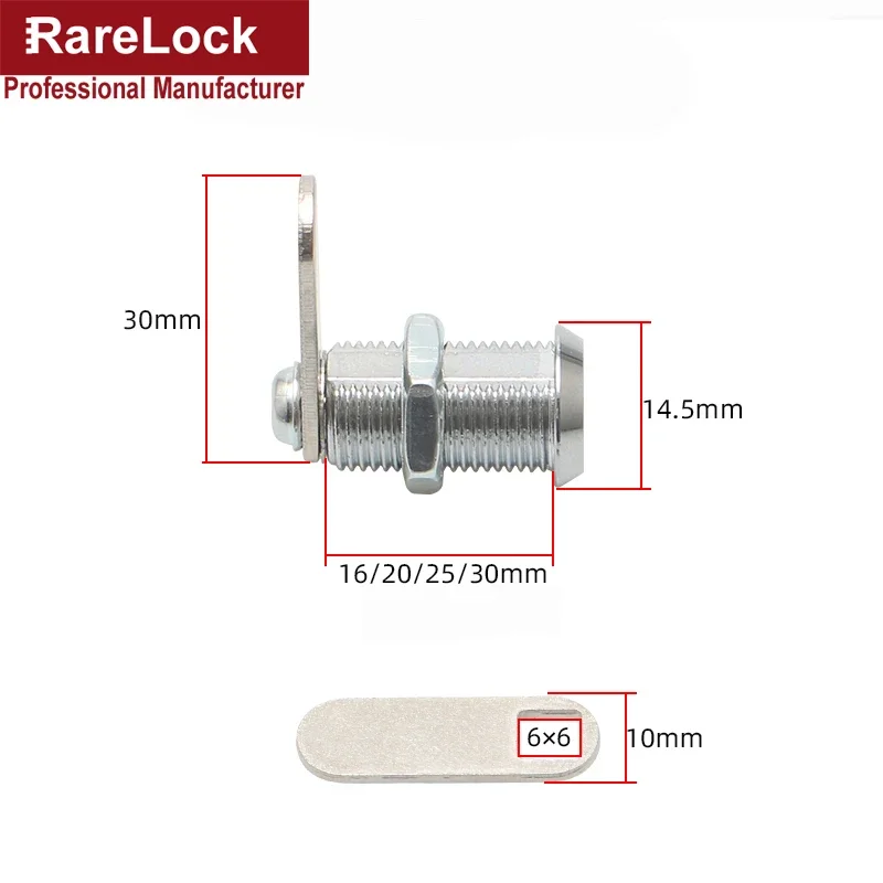 2 tuşları ile Mini kamera kili - Furniture Hardware Cam Lock incelemesi ve fiyatı