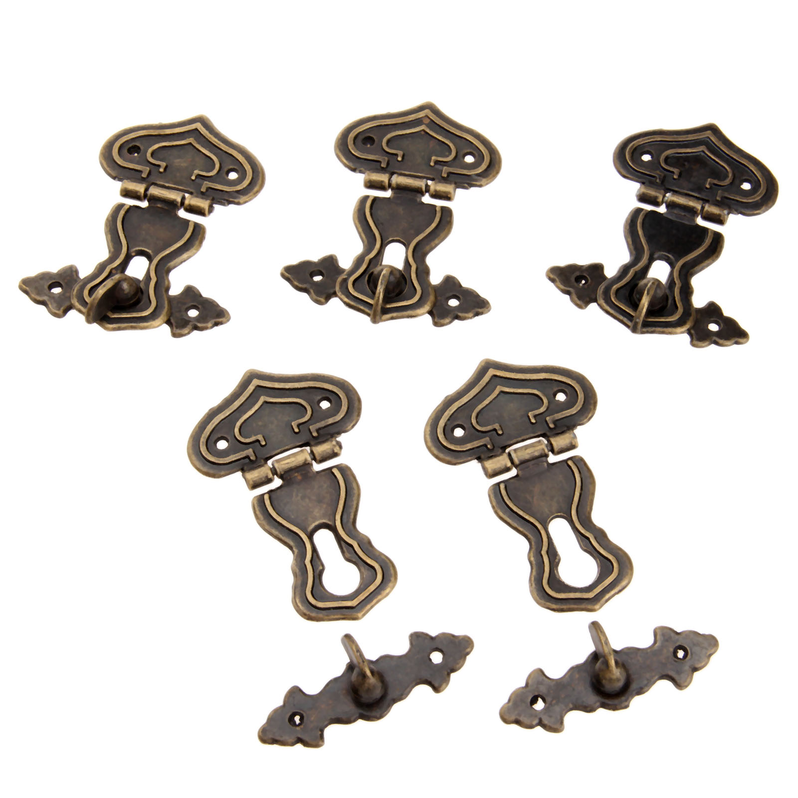 5 adet 63x47mm antika Metal ki - Furniture Hardware Screws incelemesi ve fiyatı