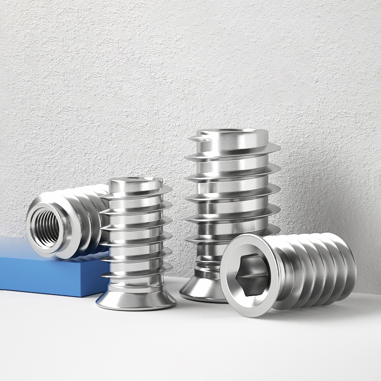 304 Paslanmaz Çelik Altıgen So - Furniture Hardware Threaded Inserts incelemesi ve fiyatı