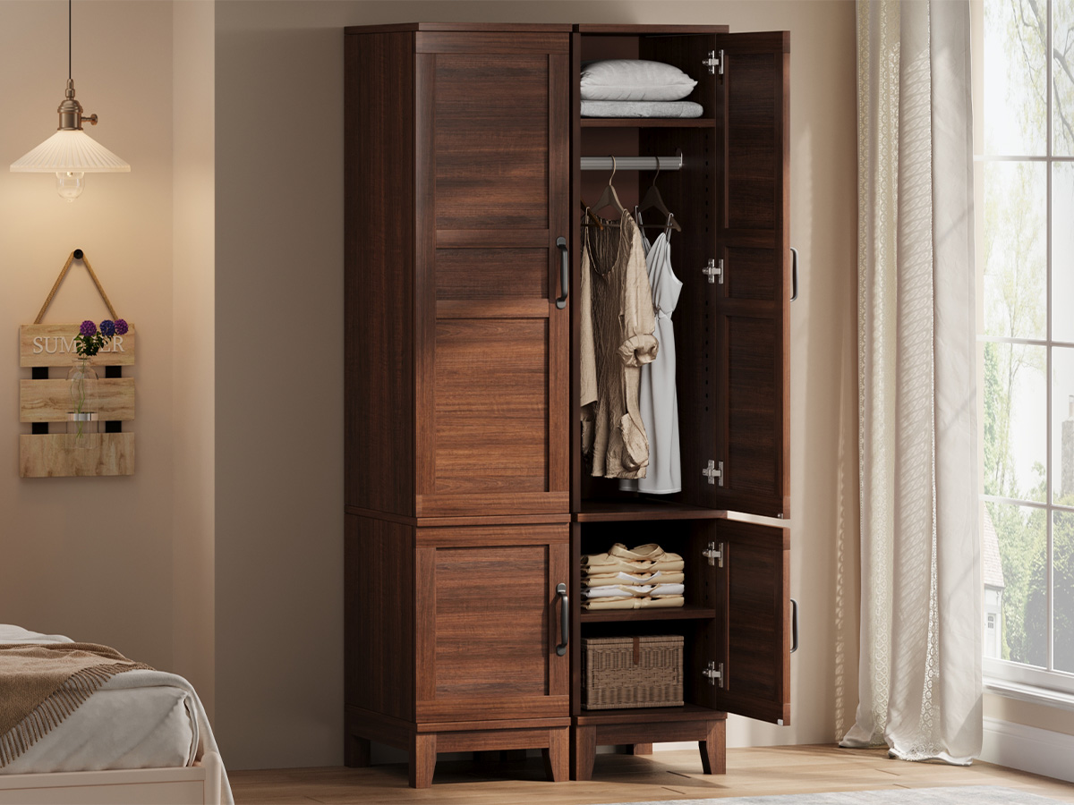 Ahşap Gardırop – 72 inç Yüksek - Furniture Hardware Hinges incelemesi ve fiyatı