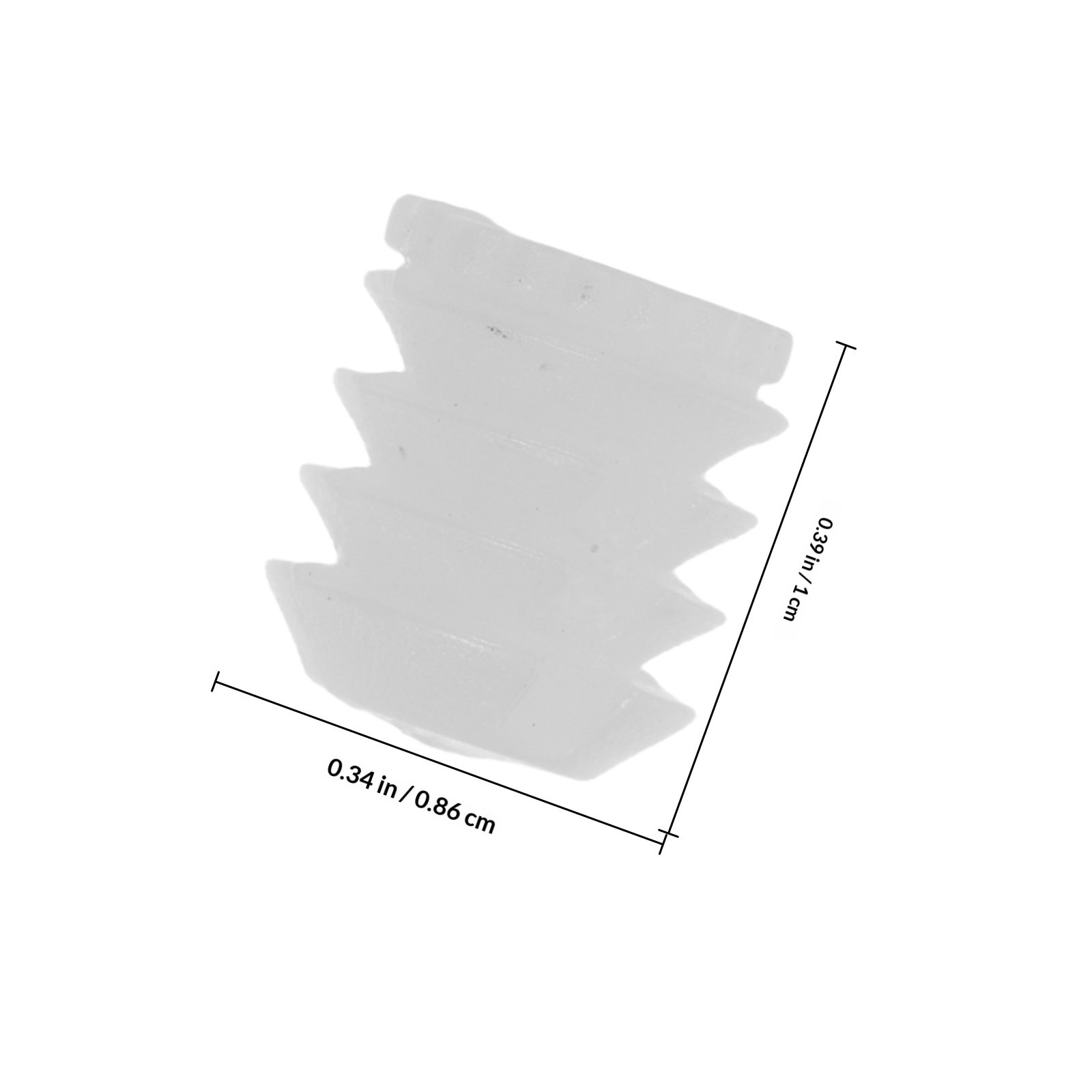100 Adet Naylon Mobilya Bağlan - Furniture Hardware Threaded Inserts incelemesi ve fiyatı
