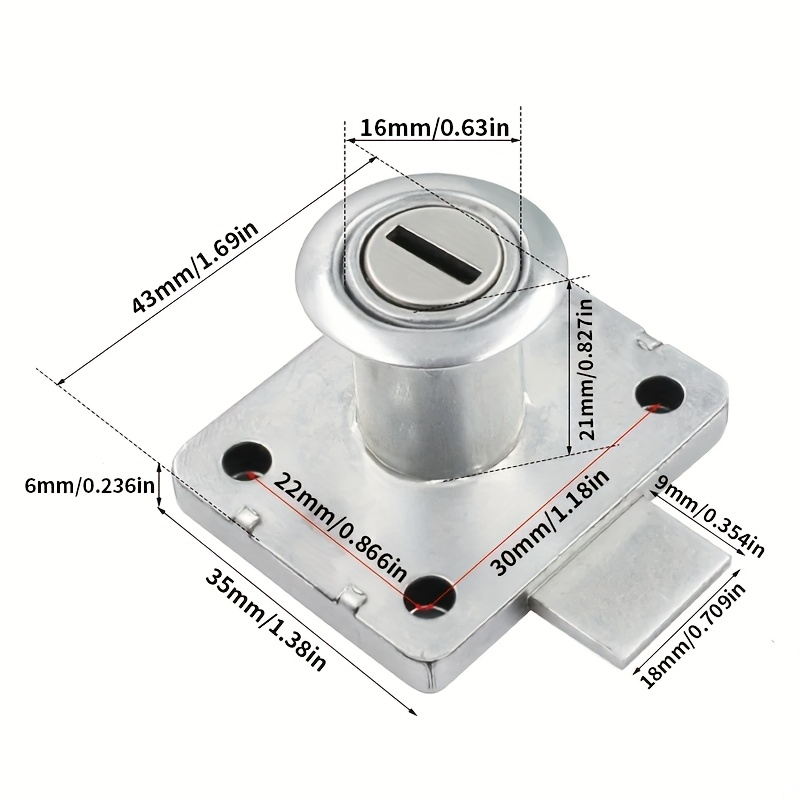 Dolap çekmece kilidi gardırop  - Furniture Hardware Cam Lock incelemesi ve fiyatı