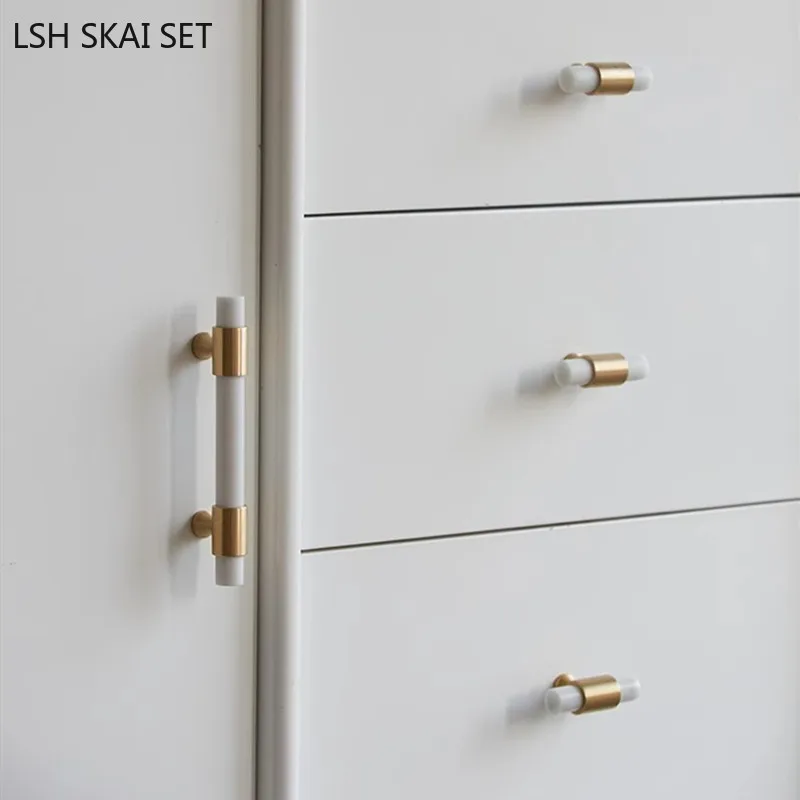 1 adet mermer pirinç kolu Nord - Furniture And Hardware Supplies incelemesi ve fiyatı
